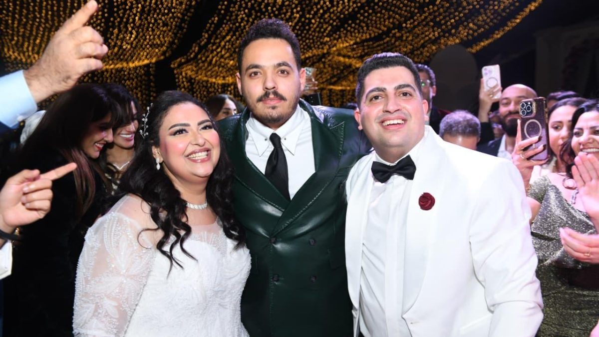 بالصور.. زفاف الفنانة دعاء رجب والمنتج محمود العراقي في ليلة فنية ساحرة