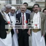 صور علي عبدالله صالح بعد خروجه من العملية والمستشفى