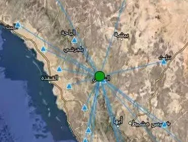 حقيقة هزة أرضية في السعودية اليوم في المناطق الجنوبيه صور اين