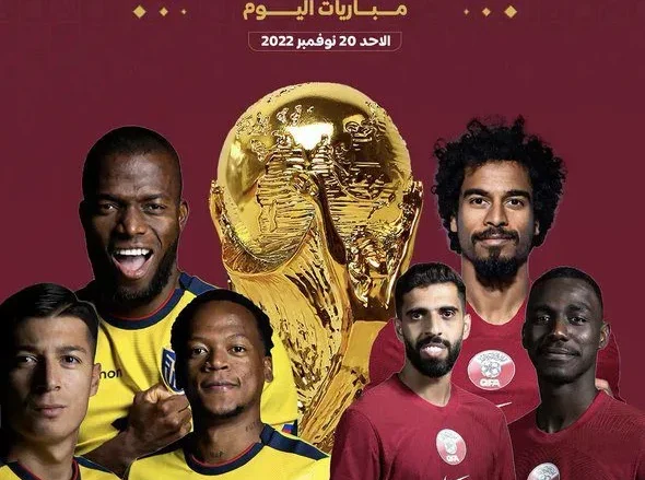 موعد مباراه قطر والاكوادور بتوقيت مصر 2022 اليوم مشاهدة مباراة قطر ضد الإكوادور موعد مباراه قطر والاكوادور بتوقيت مصر 2022 اليوم مشاهدة مباراة قطر ضد الإكوادور | alyemenalghad.news