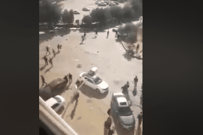 فيديو : مشاجرة جامعة جرش في الأردن اليوم وتدخل أمني