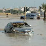 الكويت تغرق بسبب الأمطار التي هطلت خلال الأيام الماضية