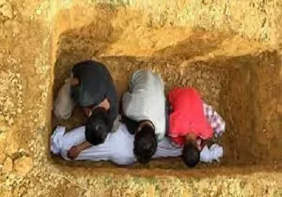 تفسير رؤية دفن الميت وهو ميت