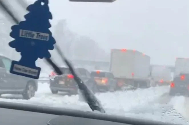 Springfield family shares experience of being stranded on I-95 in Virginia for hours Springfield family shares experience of being stranded on I-95 in Virginia for hours