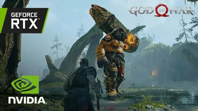 إطلاق لعبة God of War مع NVIDIA DLSS و NVIDIA Reflex إطلاق لعبة God of War مع NVIDIA DLSS و NVIDIA Reflex