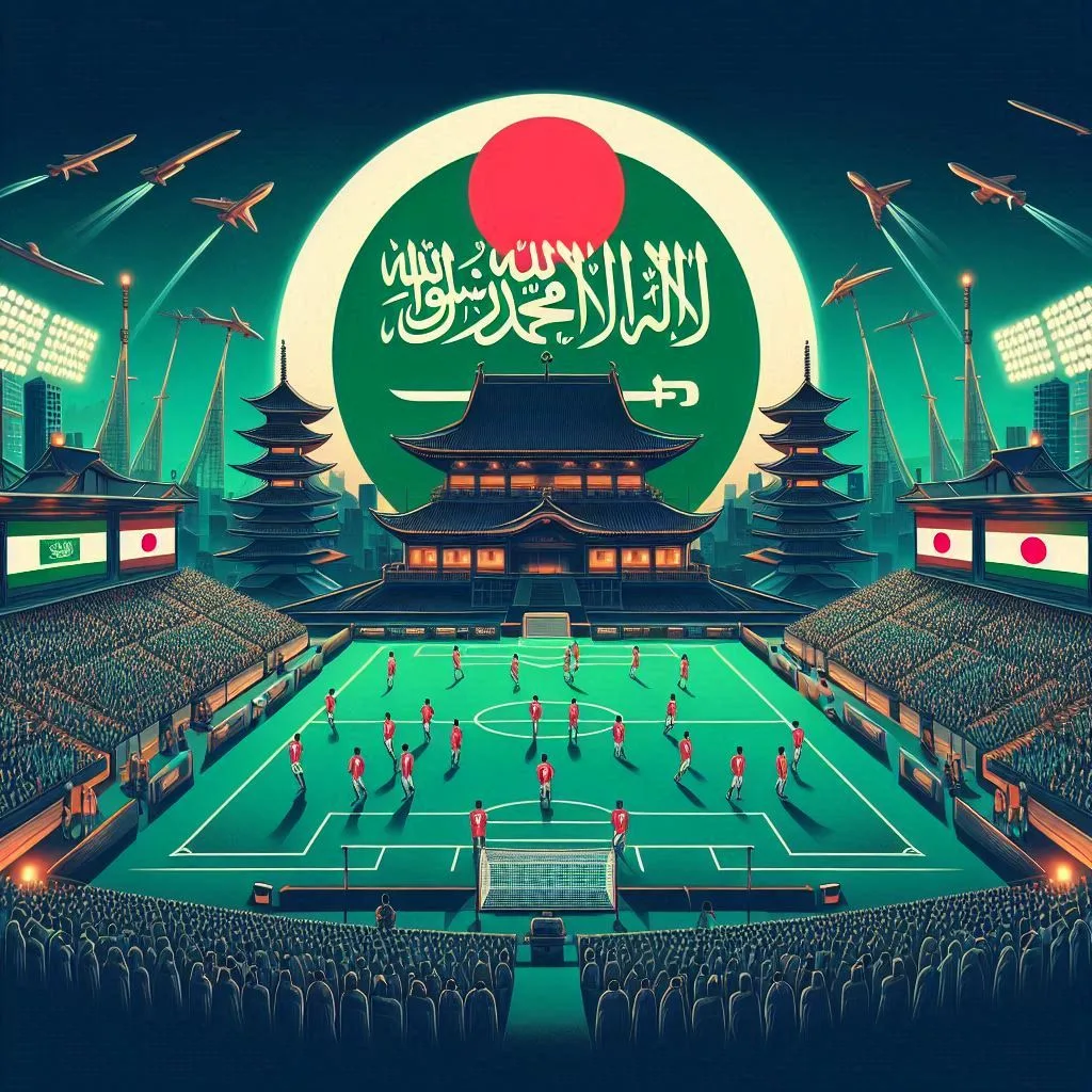 موعد مباراة السعودية واليابان موعد مباراة السعودية واليابان