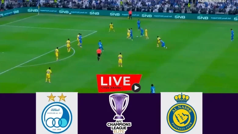 هدف النصر ضد الإستقلال الإيراني بهدف نظيف 1:0 النصر والاستقلال
