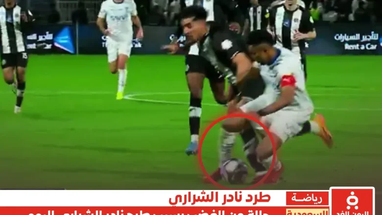 بعد طرد نادر الشراري من مباراة الشباب والهلال اليوم حالة من الغضب بعد طرد نادر الشراري من مباراة الشباب والهلال اليوم حالة من الغضب | alyemenalghad.news
