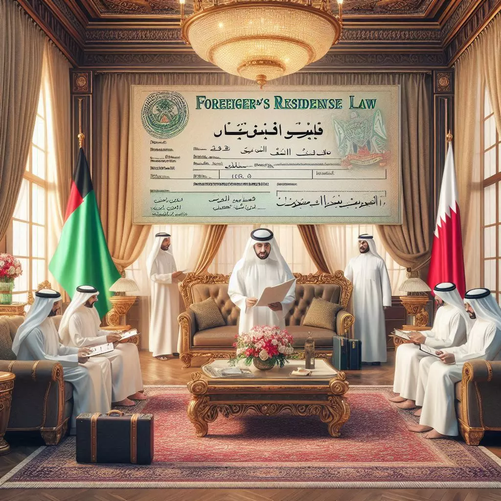 إقامة الأجانب في الكويت