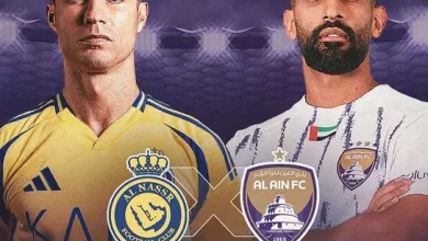 موعد مباراة النصر ضد العين 4-11-2024