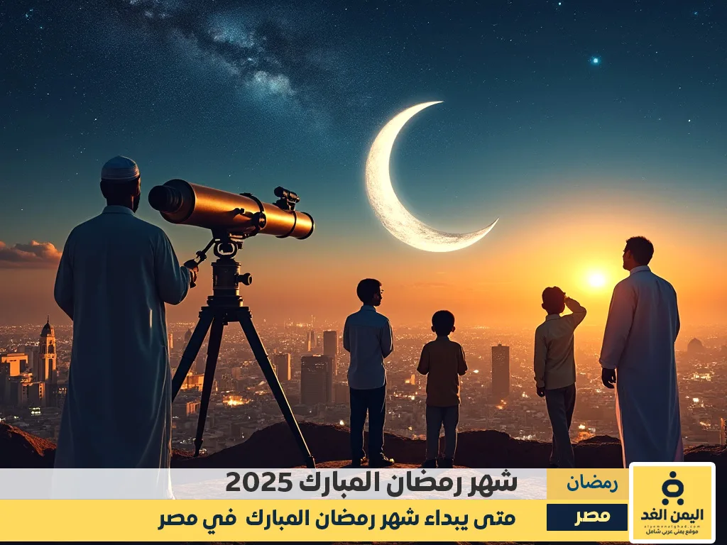 موعد رمضان 2025 في مصر