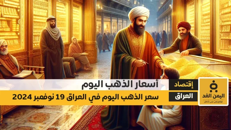 أسعار الذهب اليوم في العراق 19-11-2024 معرفة سعر جرام الذهب عيار 21 شاهد الآن أسعار الذهب اليوم في العراق 19-11-2024