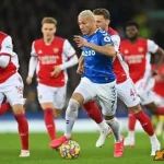 مباراة أرسنال ضد إيفرتون