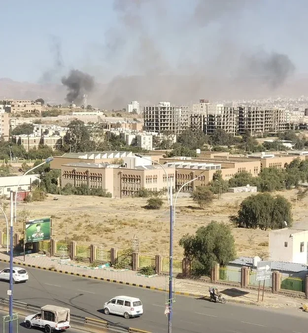 صنعاء الآن : غارات جوية على العاصمة اليمنية صنعاء