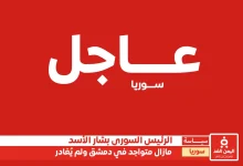 مغادرة بشار الأسد شائعة ومازال متواجد في دمشق