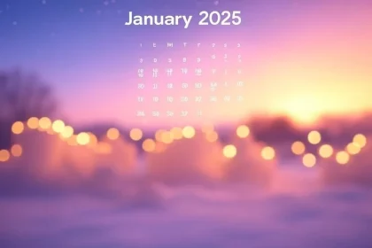 عبارات شهر يناير