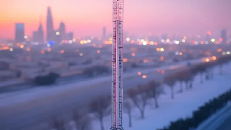 تعرف على كم درجة الحرارة في الرياض 16 ديسمبر 2024 برد الرياض صورة درجة حرارة اليوم 3 درجات موجه برد على الرياض في السعودية