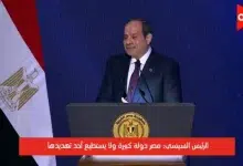 السيسي: لا أحد يستطيع الاقتراب