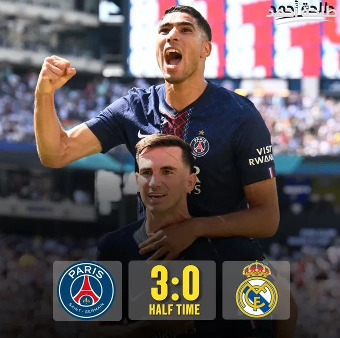 نتيجة مباراة باريس سان جيرمان وريال مدريد