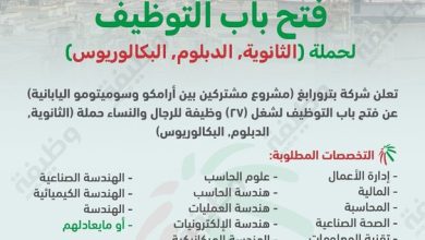 بترورابغ تعلن عن وظائف شاغرة برواتب ومزايا تنافسية في السعودية | alyemenalghad.news