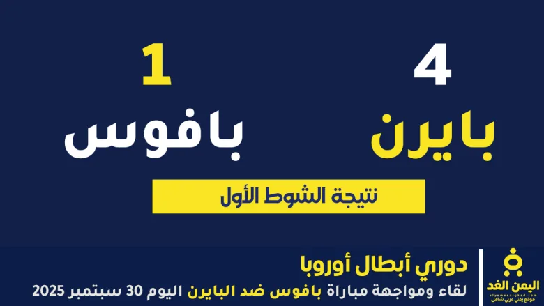 نتيجة مباراة بايرن ميونيخ وبافوس