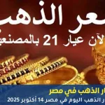 أسعار الذهب اليوم في مصر 14 أكتوبر 2025