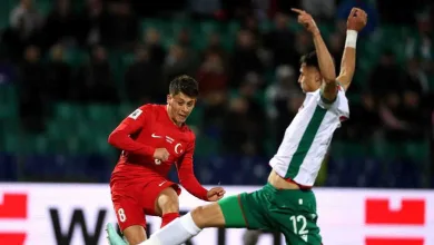 مباراة تركيا وبلغاريا