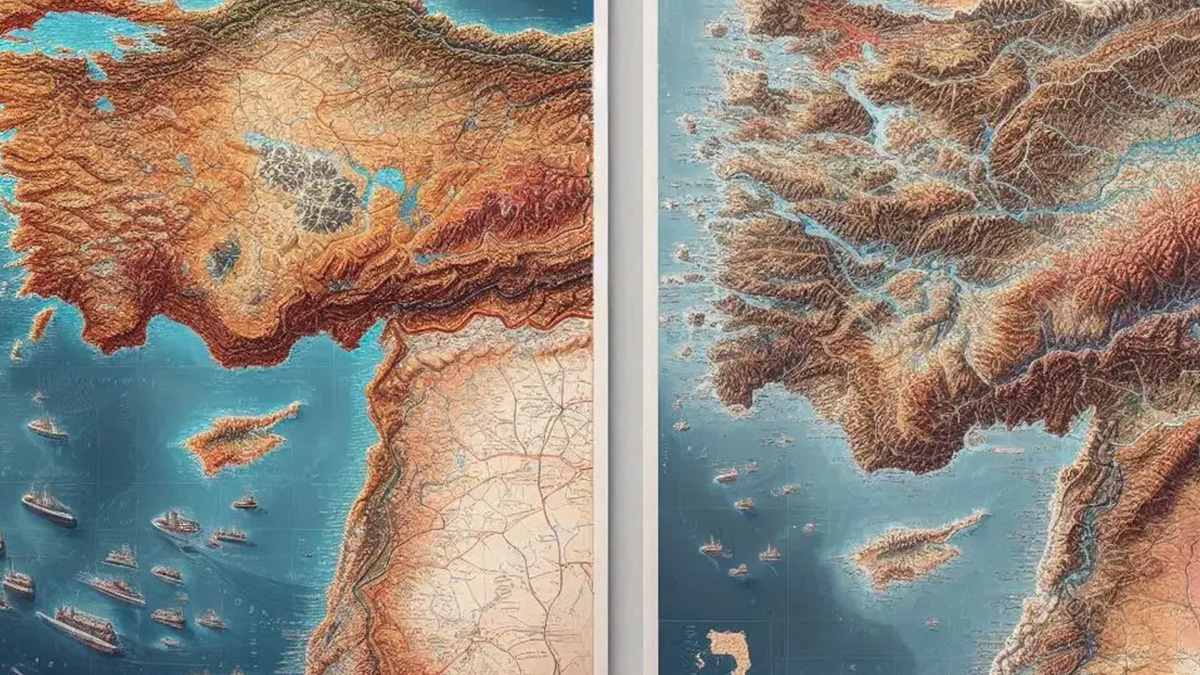 خريطة تركيا