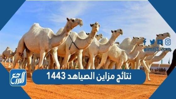 نتائج مزاين الصياهد 1443 الصفر