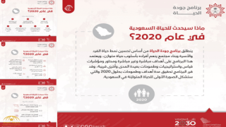 برنامج جودة الحياة 2020 في المملكة العربية السعودية ضمن رؤية 2030